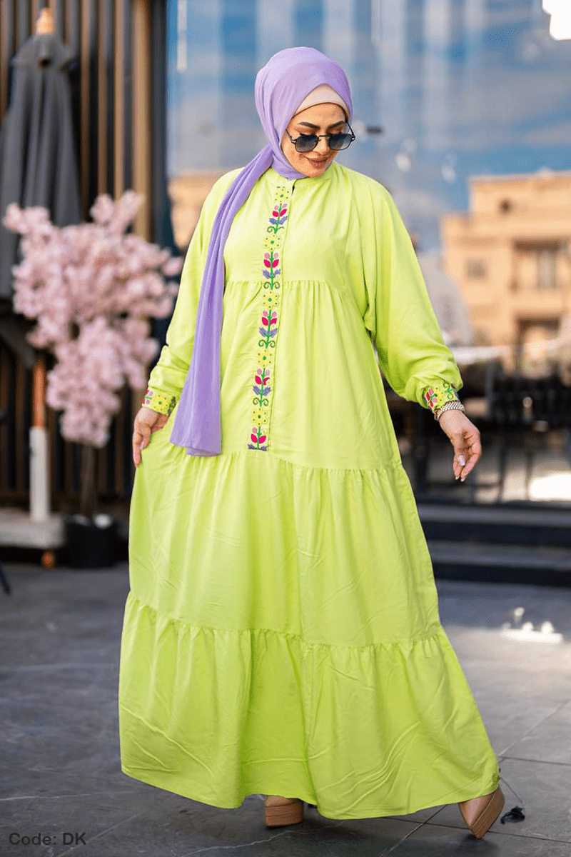 فستان عالية - قطن