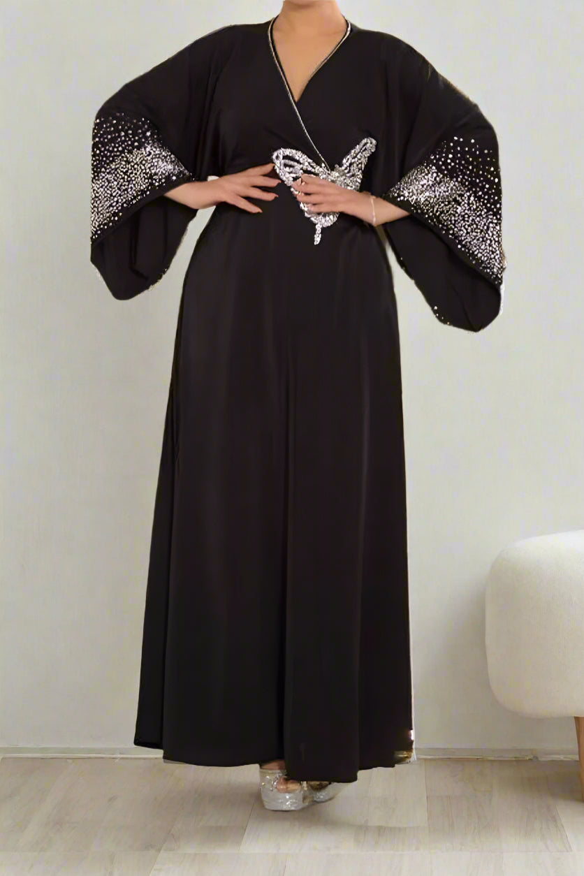 فستان فراشة - كريب