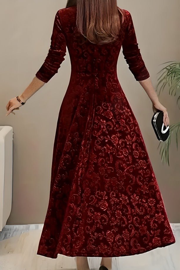 فستان سالي - قطيفة