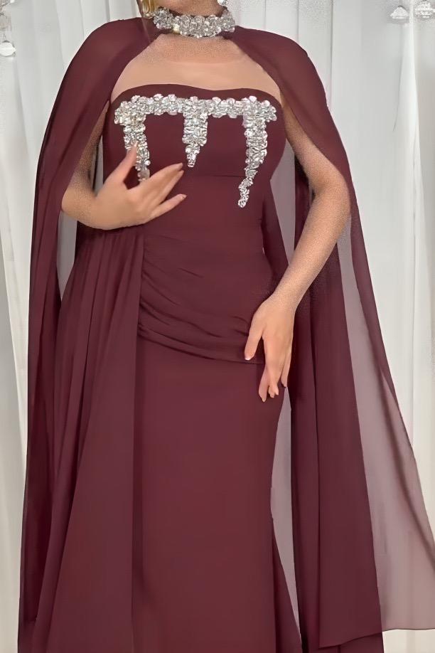 فستان سالي - شيفون