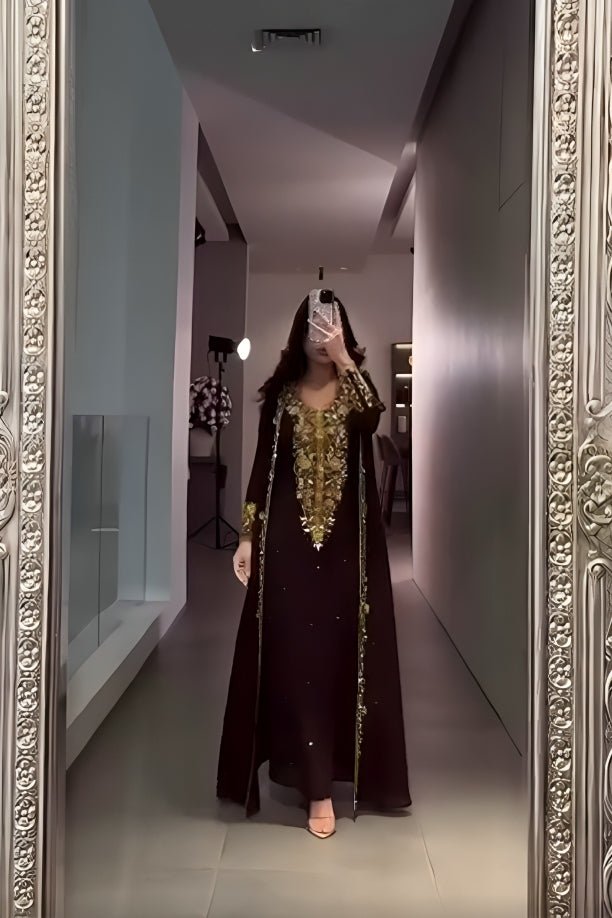 فستان سهرة هلالة - حرير تركي