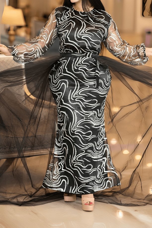 فستان سهرة ليالينا - ستان