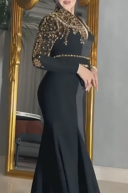 فستان سهرة شام - ليكرا