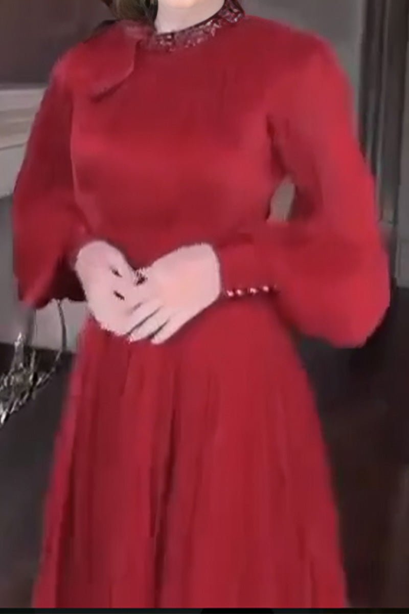 فستان سهرة زهرة - شيفون تركي