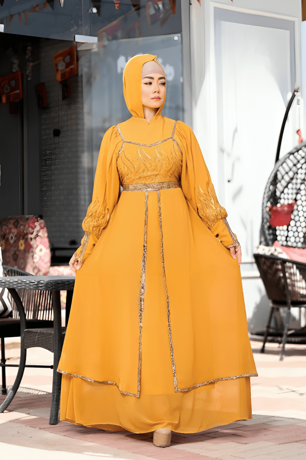 فستان يسرا - شيفون