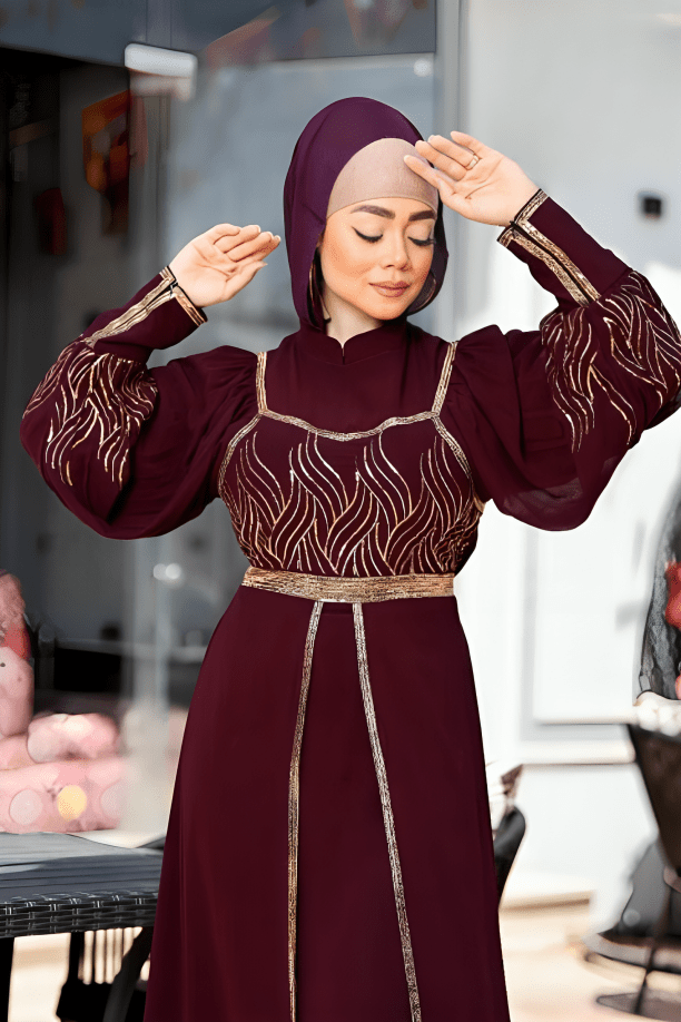 فستان يسرا - شيفون