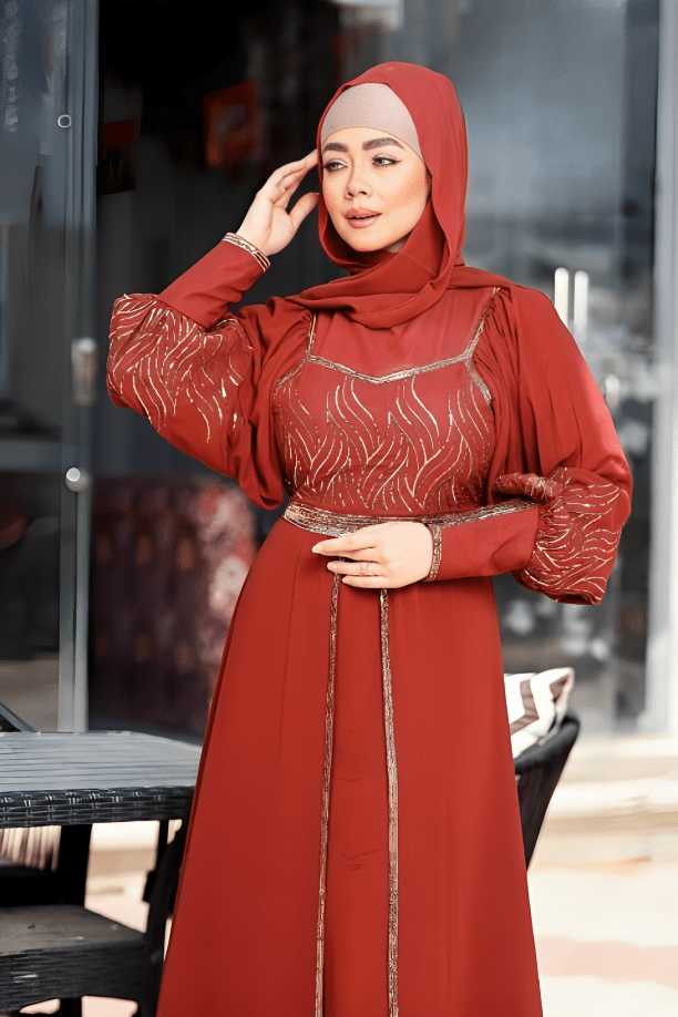 فستان يسرا - شيفون