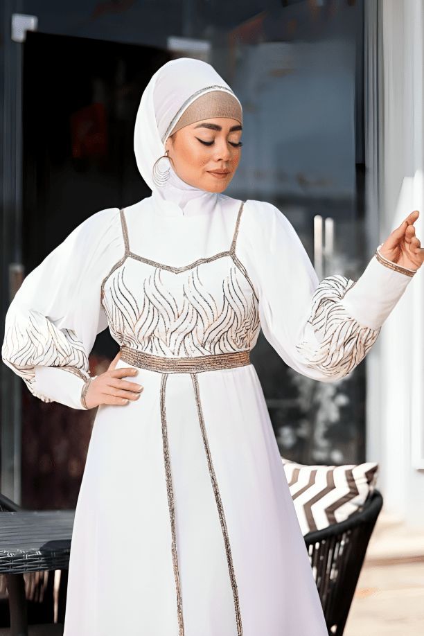 فستان يسرا - شيفون