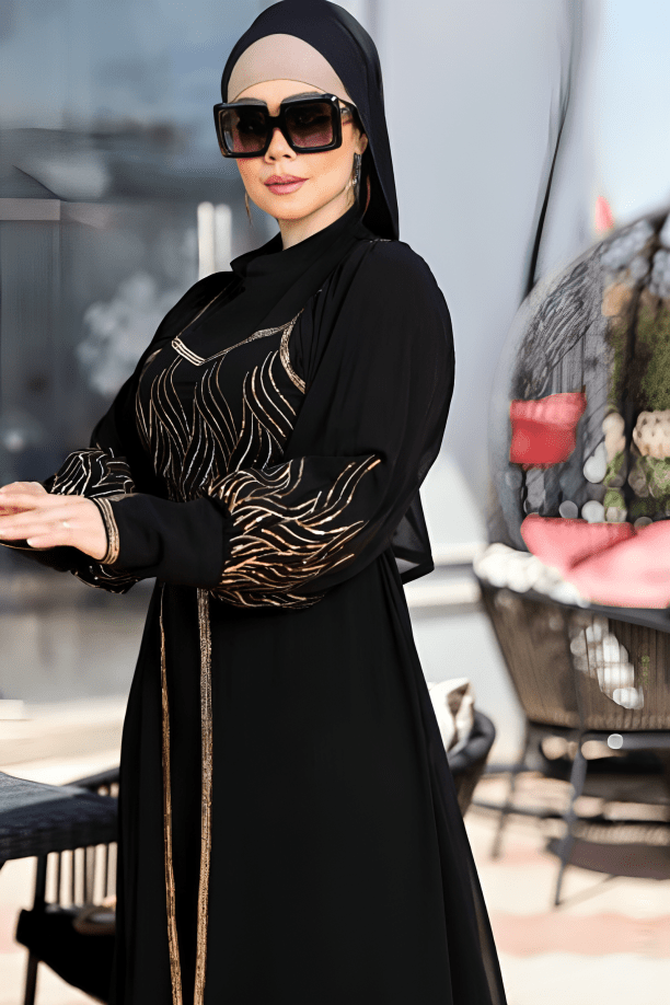 فستان يسرا - شيفون