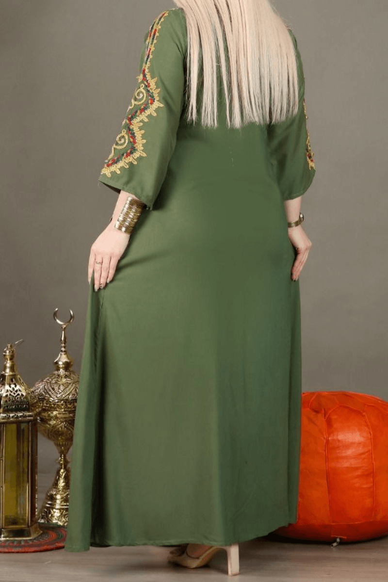 جلابية عنود بتصميم راقي - قطن