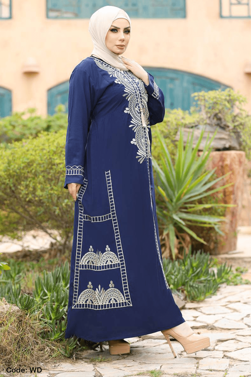 جلابية اجناب سرمه - قطن