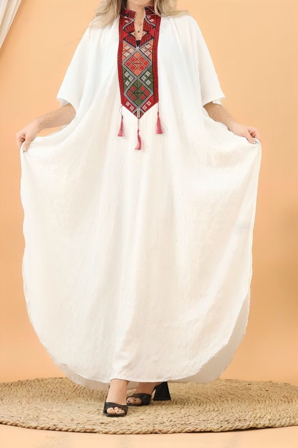 جلابية الفراشة - كتان
