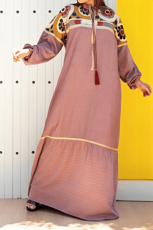 جلابية امال - كتان