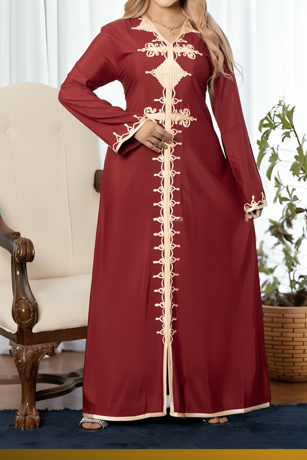 جلابية أزهار - قطن