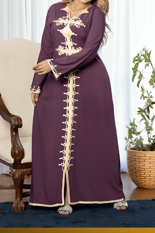 جلابية أزهار - قطن
