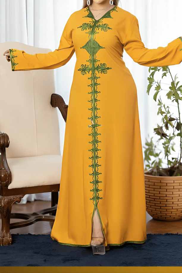 جلابية أزهار - قطن