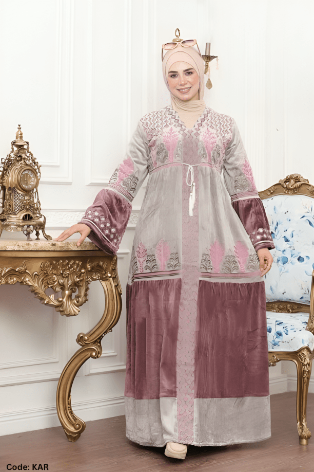 جلابية كارما - قطيفة مخمل ناعم شتاء 2025