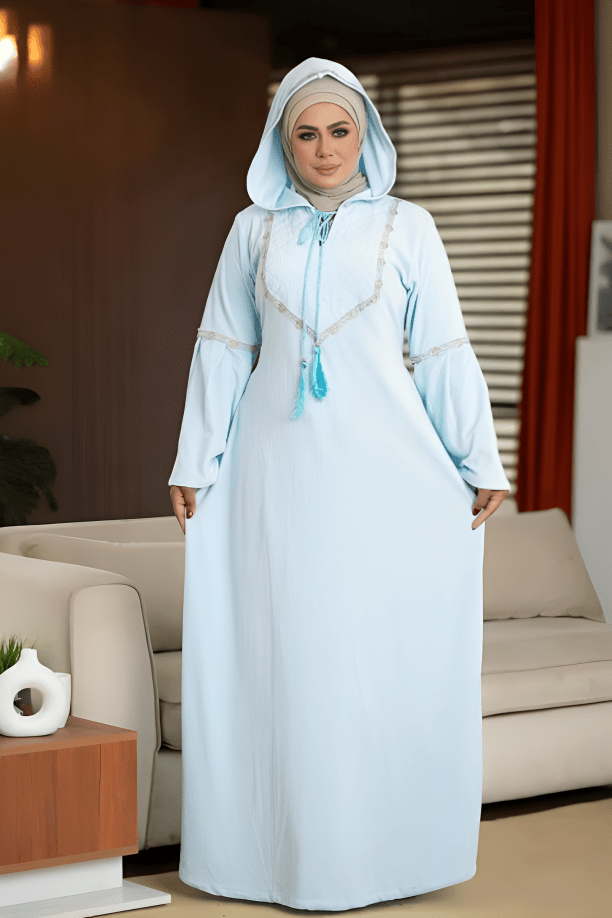 جلابية كارمن - قطيفة مخمل ناعم شتاء 2025