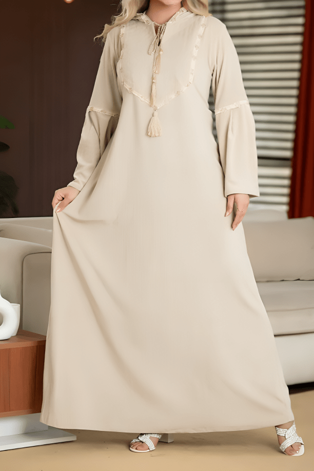 جلابية كارمن - قطيفة مخمل ناعم شتاء 2025