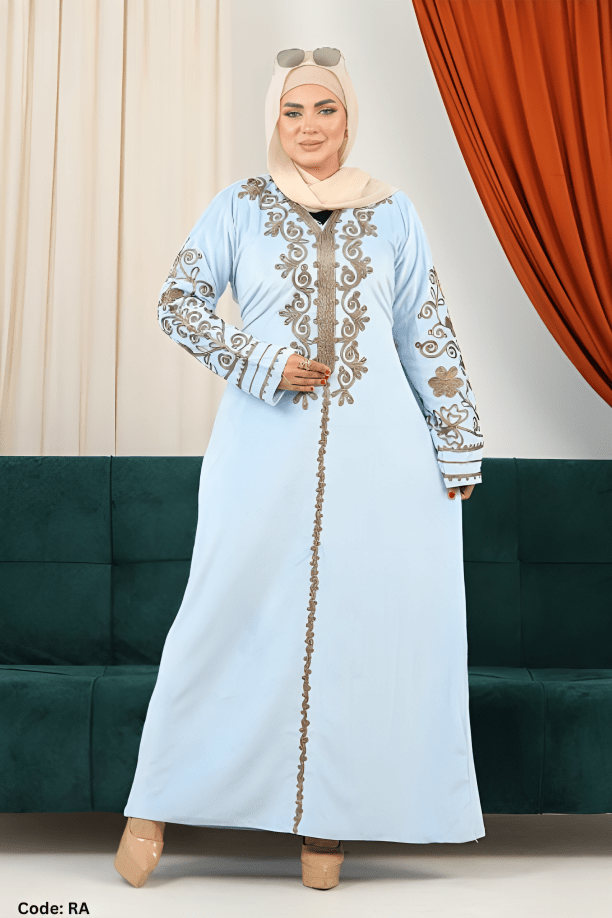 جلابية رنيم - قطيفة مخمل ناعم شتاء 2025
