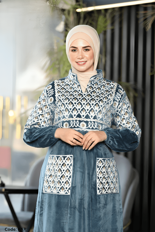جلابية سعديه - قطيفة مخمل ناعم شتاء 2025