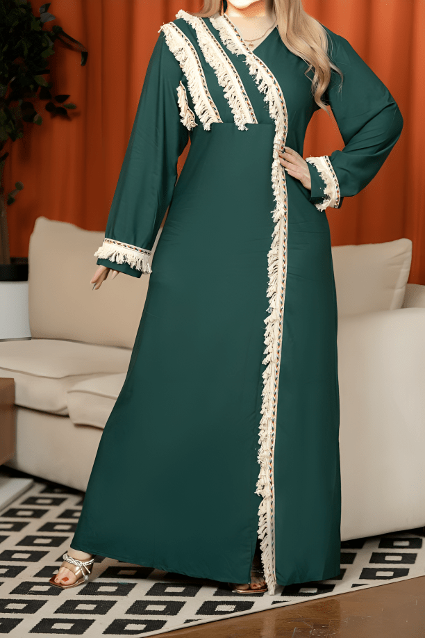 جلابية شراشيب - قطن