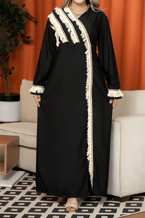 جلابية شراشيب - قطن
