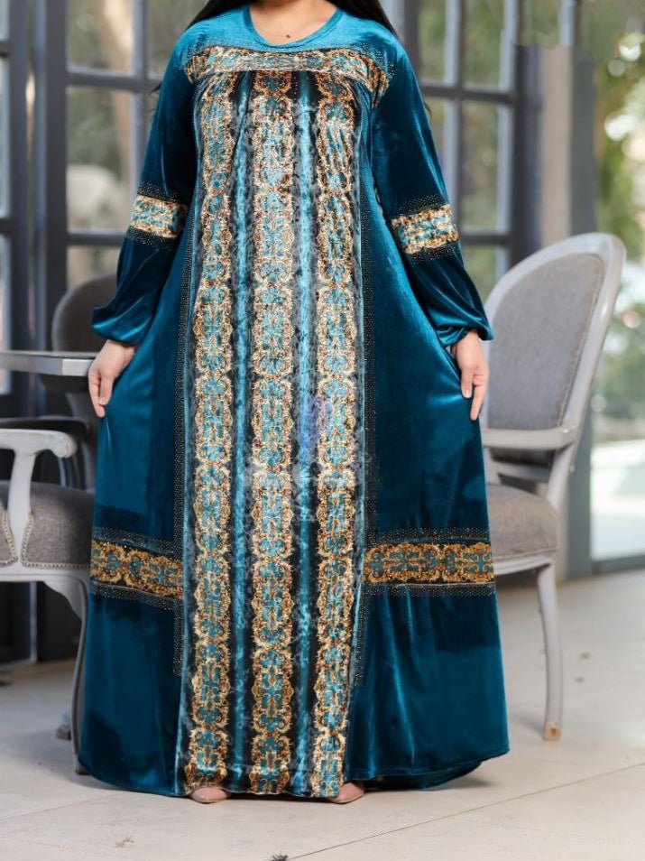 جلابية سليمة - قطيفة مخمل