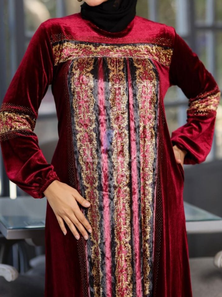 جلابية سليمة - قطيفة مخمل