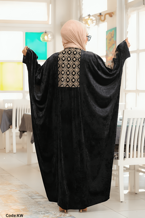 جلابية سيلين - قطيفة مخمل ناعم شتاء 2025