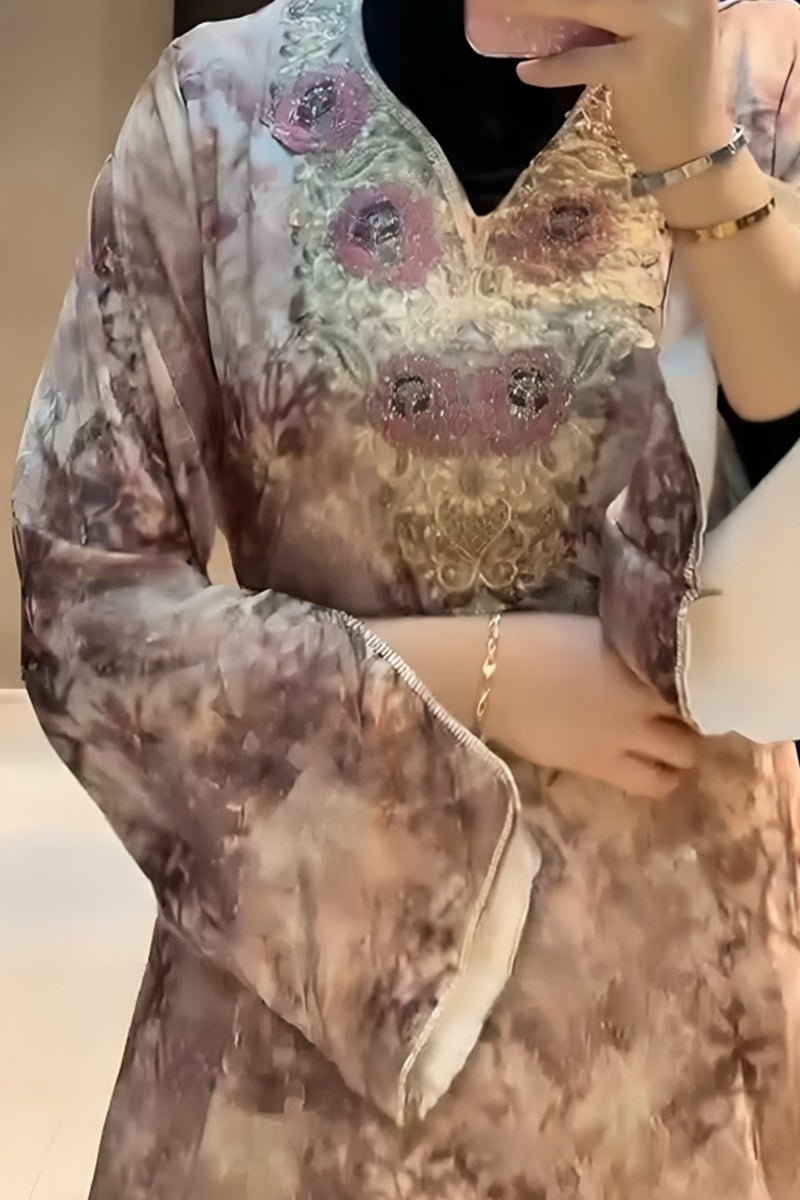 جلابية يبرق - حرير