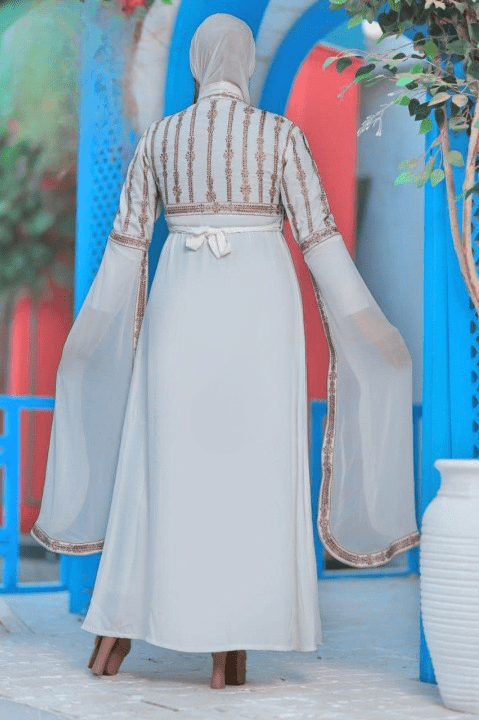 قفطان عائشة - حرير وشيفون