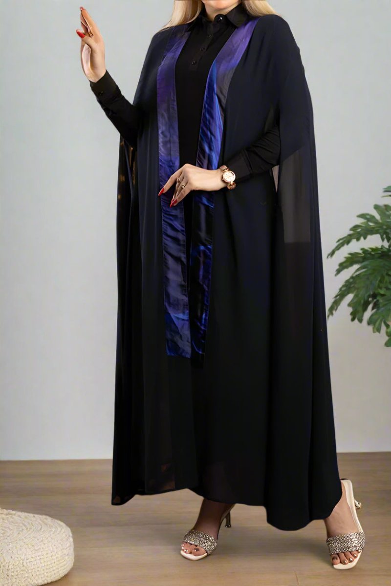 قفطان مزهرة - شيفون