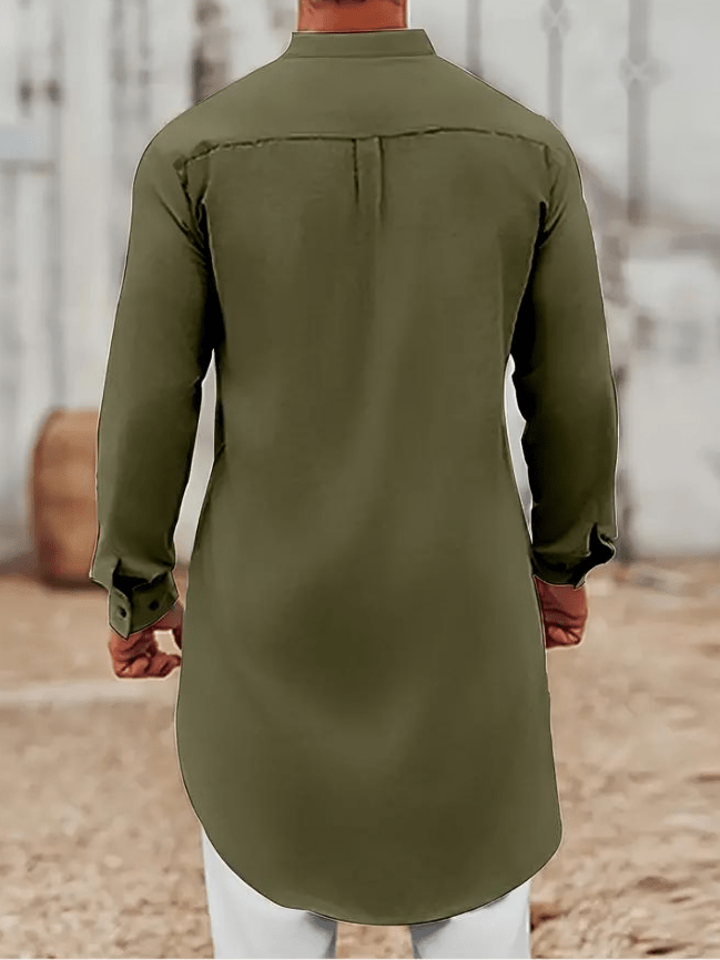 قفطان رجالي إسلامي طويل - قطن
