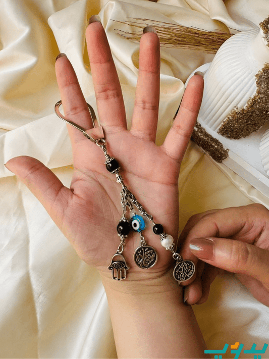 ميدالية بزخارف عربية - فضة