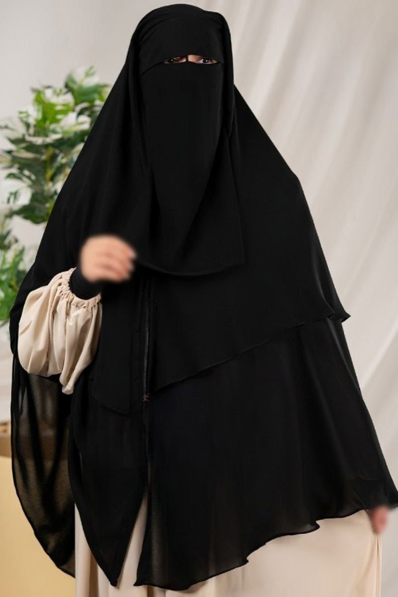 نقاب المتميزة - شيفون سعودي