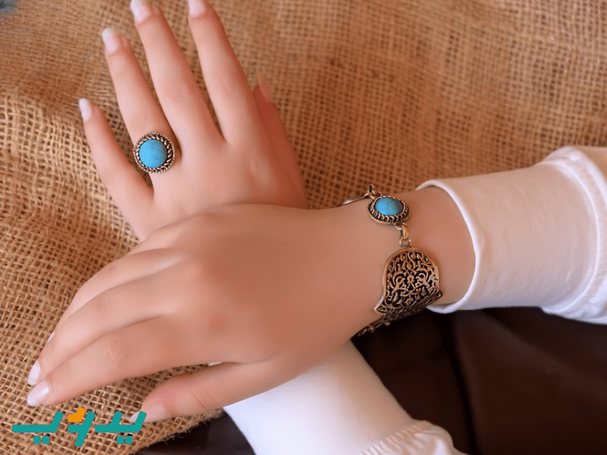 طقم عربي كفين - نحاس