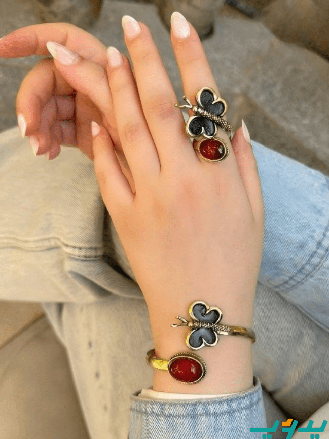 طقم فراشة - نحاس