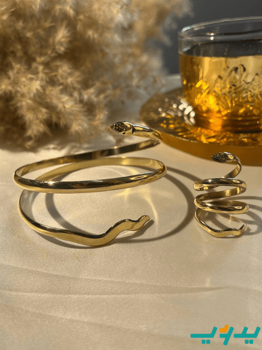طقم كوبرا الفخم - نحاس