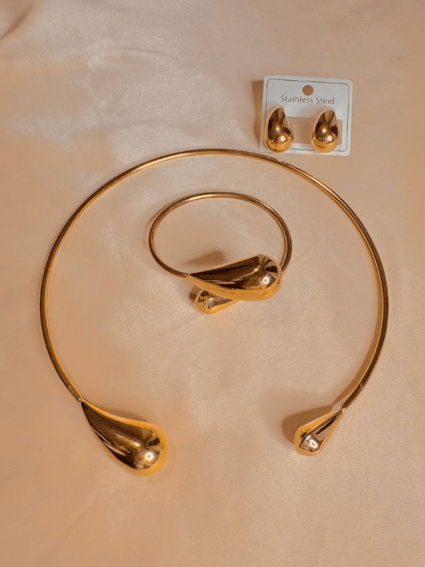 طقم شوكر راقي - استانلس ستيل