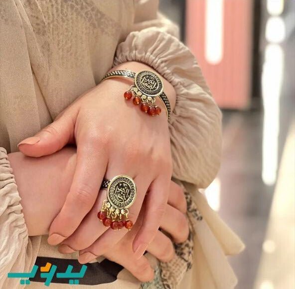 طقم تمارا العربي - نحاس