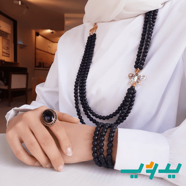 طقم الفراشة الذهبية - مطلي بماء الذهب