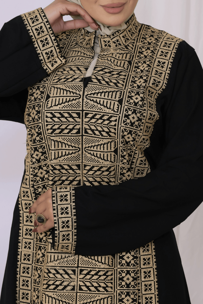 عباية استقبال فيروزة - كريب عالي الجودة