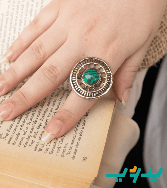خاتم ميرال بتصميم أنيق - نحاس
