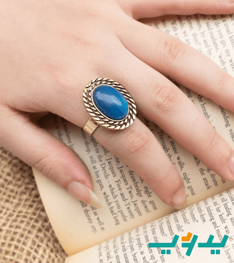 خاتم فيريال بتصميم راقي - نحاس