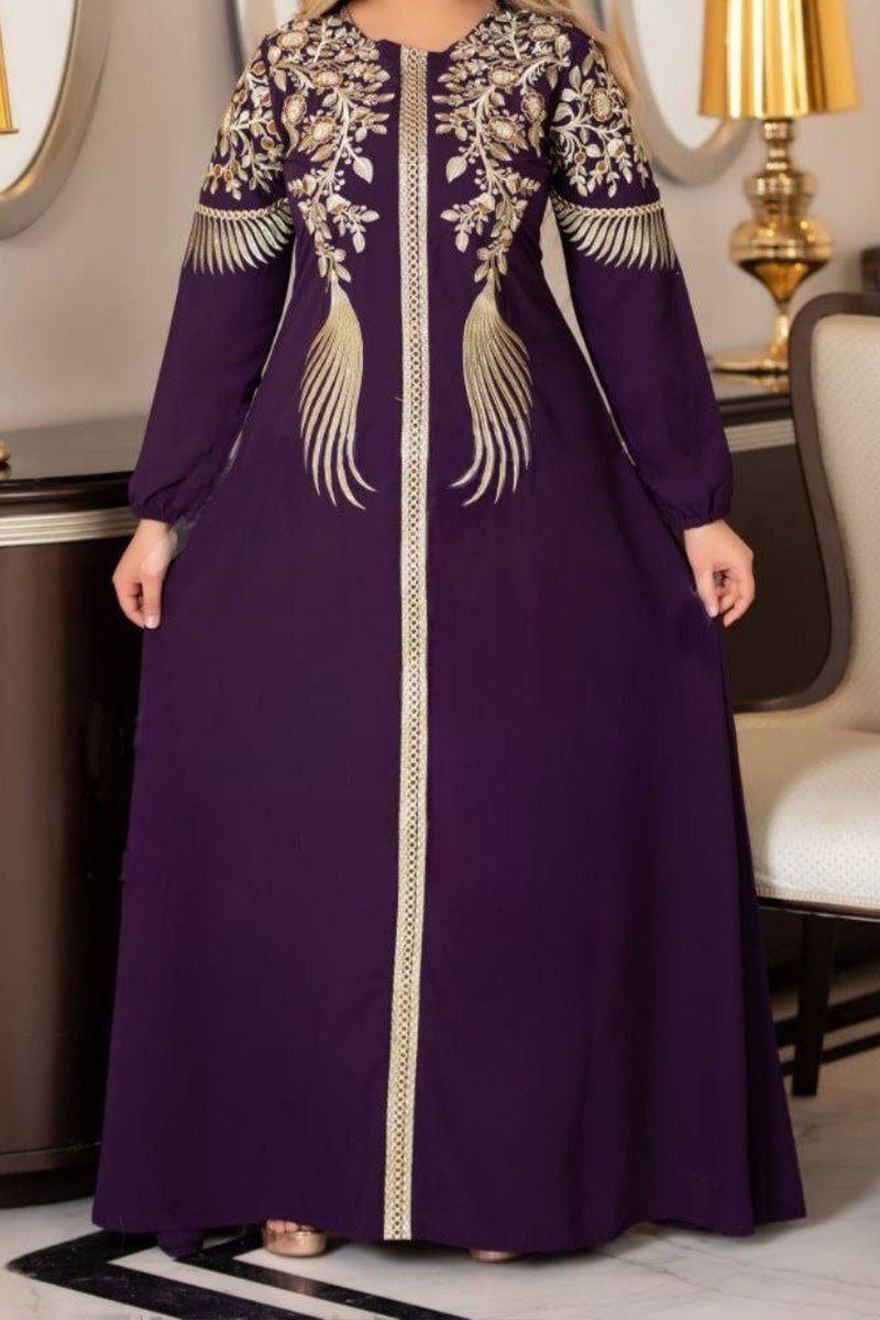 جلابية شروق بتصميم رقيق - قطن