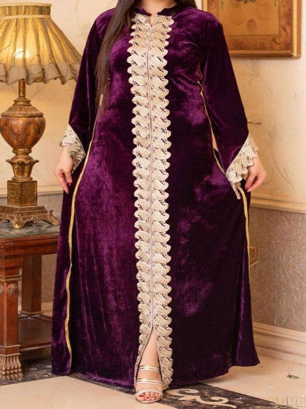 جلابية زاهية - قطيفة فرنساوي