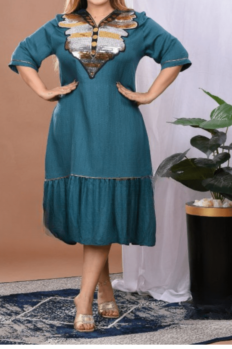 جلابية طعمة - كتان