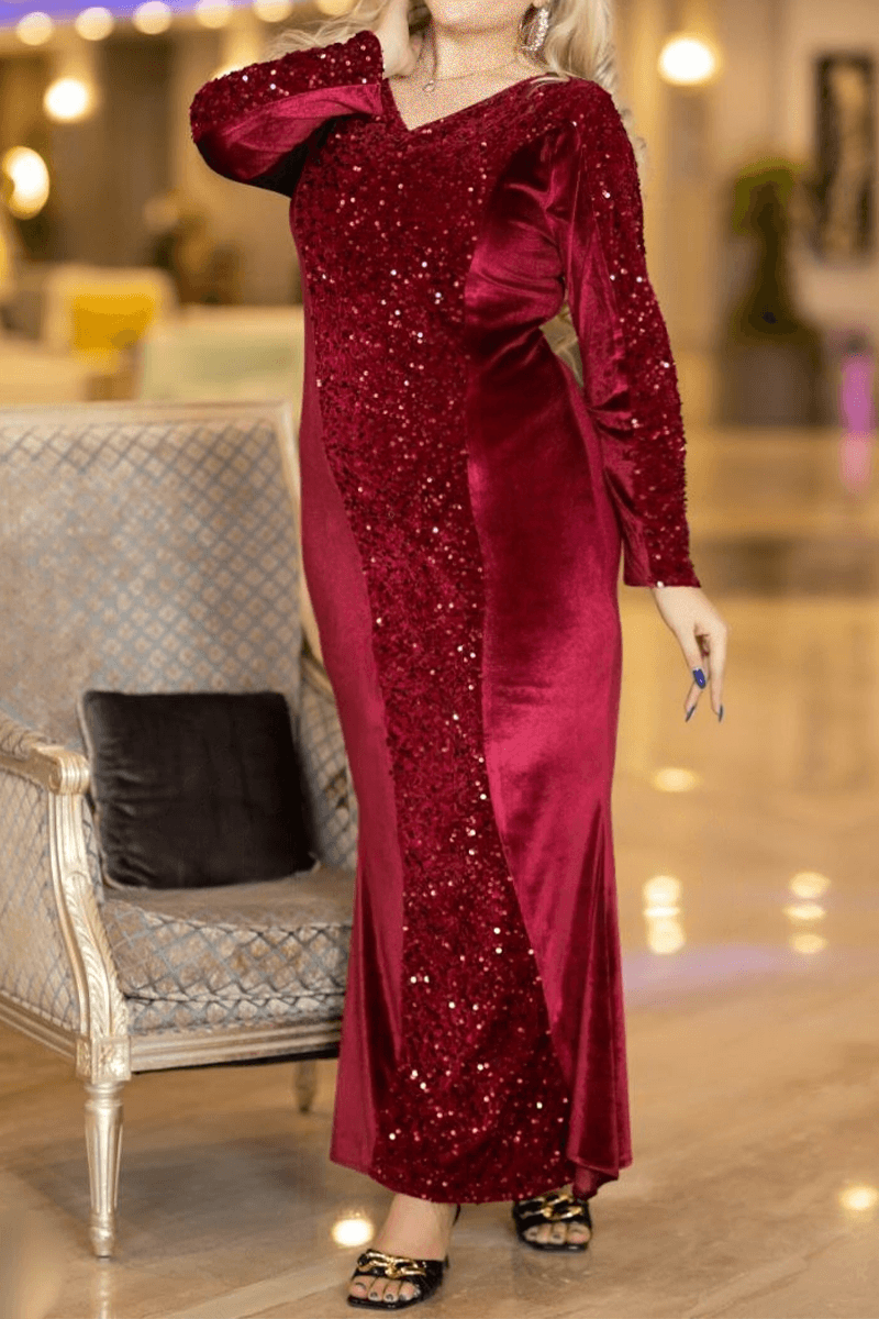 جلابية تارا - قطيفة فرنساوي