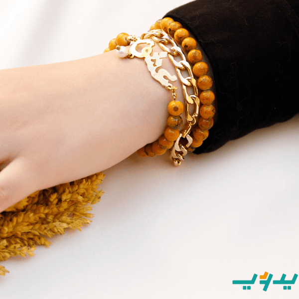 طقم اساور أشواق -  المرمر
